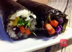 Illustration of home-cooked sushi 13