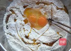 Illustration of how to make homemade pancakes 1