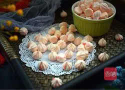 Illustration of how to make two-color protein sugar 17