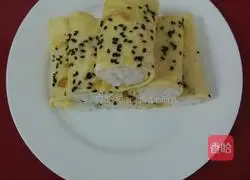 Black sesame egg pancake recipe 6