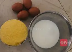 Illustration of how to make healthy cornmeal cake 1