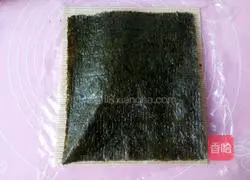 Illustration of how to make sushi 7