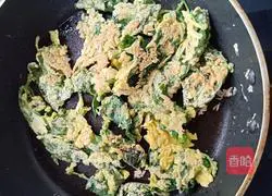 Illustration of how to make early summer soul vegetables, fresh husk-flavored omelette 8