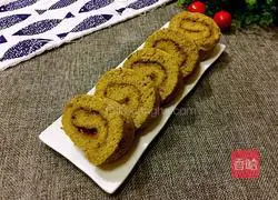 Illustration of Matcha Cake Roll 19
