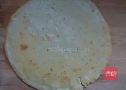 Illustration of how to make green onion and egg pancakes 9