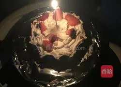 Recipe for 6-inch cream strawberry cake 6