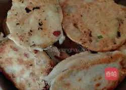 Illustration of how to make fried eggplant boxes 13