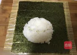 Illustration of how to make Japanese sushi 4