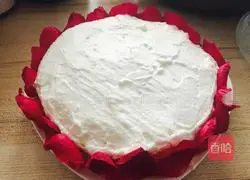 Illustration of how to make rice cooker cream cake 4