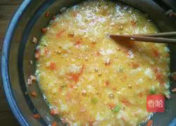 Illustration of how to make egg rice pancakes 5