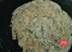 Seaweed and Shrimp Skin Egg pancake recipe 6