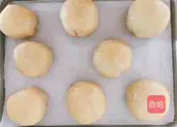 Illustration of how to make red bean paste and egg yolk cake 6