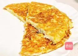 Fat reduction meal~Illustration of how to make egg cabbage pancake 8