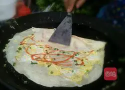 Illustration of how to make street pancakes 5