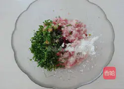 Illustration of how to make green onion meatloaf 3