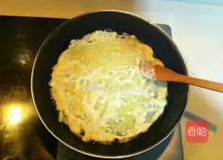 Illustration of how to make cabbage pancakes with blueberry jam 7