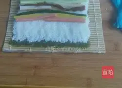 eel Illustration of how to make sushi 2