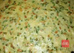 Illustration of how to make acacia flower cake 5