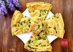 Illustration of how to make rapeseed egg pancake 7