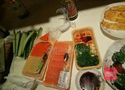 Illustration of how to make sushi 3