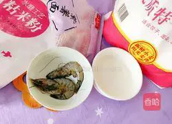 Purple shrimp Illustration of how to make potato pancakes 2