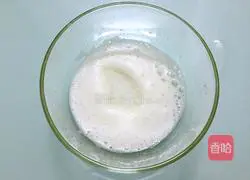 Illustration of how to make two-color protein sugar 5