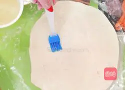 Illustration of how to make mashed potato and minced meat pancakes 9