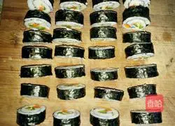 Illustration of how to make original sushi 12