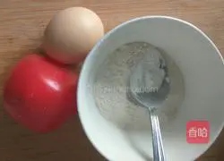 Illustration of making plum blossom cake 1