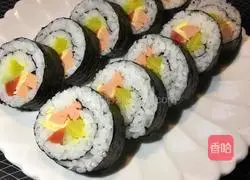 Japanese sushi recipe illustration 7