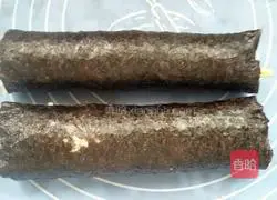 Illustration of how to make fruit sushi 4