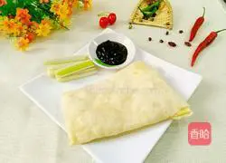 Illustration of how to make Shandong grain pancakes 15