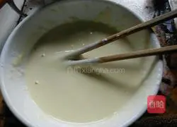 Illustration of how to make three-color cake 6