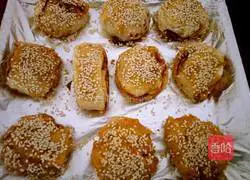 Illustration of how to make brown sugar sesame sesame pancakes 15