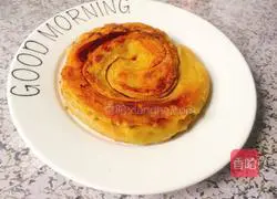 Illustration of how to make scallion pancakes 13
