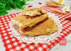 Illustration of how to make scallion pancakes 1