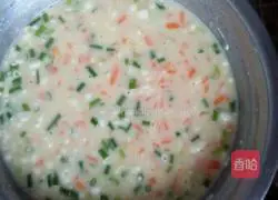 Illustration of how to make ham sausage and egg pancake 2