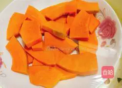 Illustration of making dough pumpkin cake 2