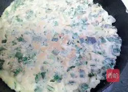 Illustration of how to make dandelion pancakes 11