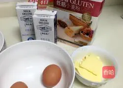 Illustration of how to make thousand-layer cake crust 1