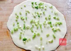 Illustration of how to make scallion pancakes (electric pancake version) 14