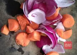 Curry Illustration of how to make bean dregs cake 1