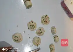 Illustration of how to make scallion pancakes 3