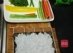 Illustration of homemade sushi 2