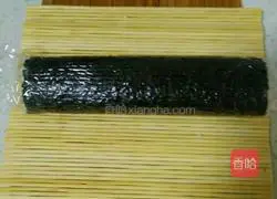 Illustration of how to make sushi 6