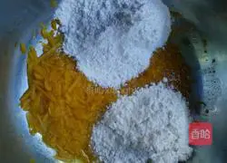 Fried and salted pumpkin Illustration of how to make cakes 2