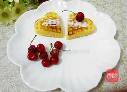 Illustration of how to make pan red date yogurt waffles 19