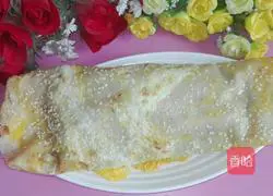 Illustration of how to make pancakes and fruits 15