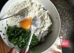 Illustration of how to make leek, barley and multigrain cakes 6