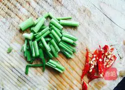 Eggs Illustration of how to make fried rice cake 3